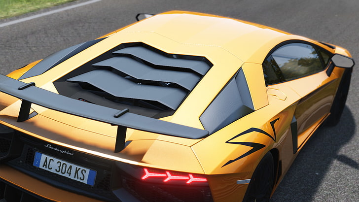 Assetto Corsa, Lamborghini Aventador LP750-4 SV, Nordschleife, HD wallpaper