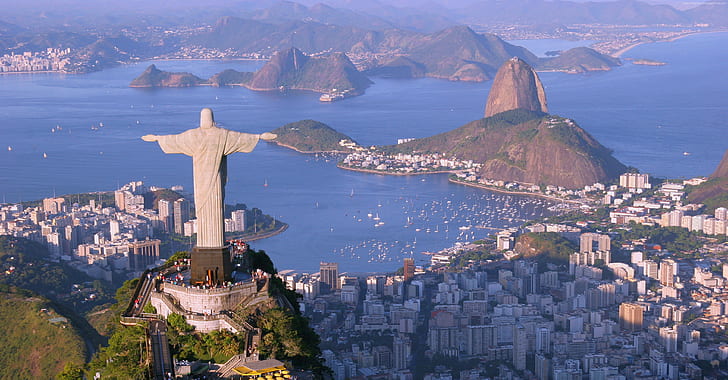 Travel, Tourism, Christ the Redeemer, Brazil, Rio de Janeiro, HD wallpaper