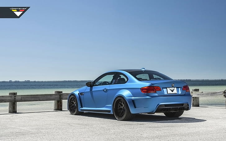Vorsteiner, BMW, BMW M3, BMW M3 GTRS3, blue cars