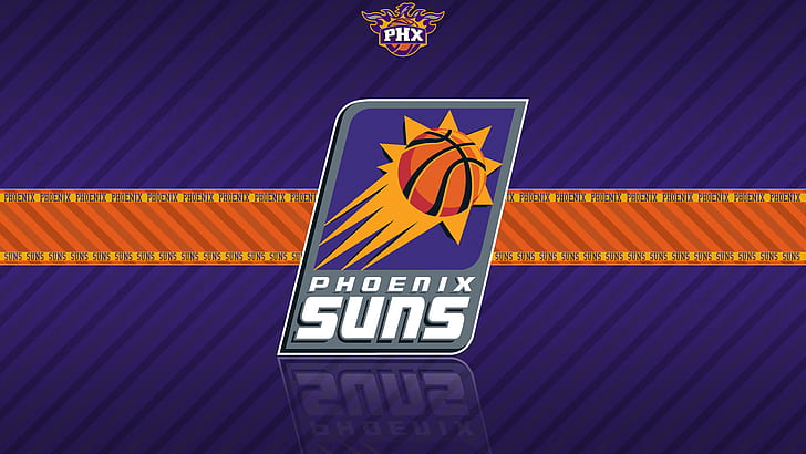 Basketball, Phoenix Suns, Emblem, Logo, NBA, HD wallpaper