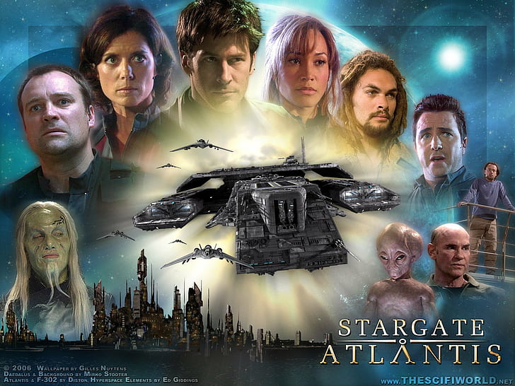 action, adventure, atlantis, drama, sci fi, series, stargate, HD wallpaper