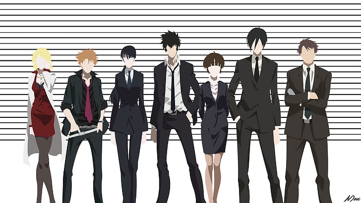 Anime, Psycho-Pass, Akane Tsunemori, Nobuchika Ginoza, Shinya Kogami, HD wallpaper
