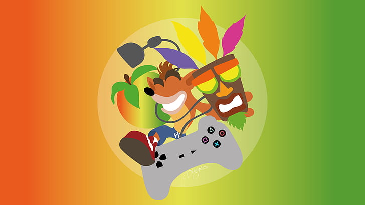 HD wallpaper: Video Game, Crash Bandicoot, Aku Aku (Crash Bandicoot), Crash  Bandicoot (Character) | Wallpaper Flare
