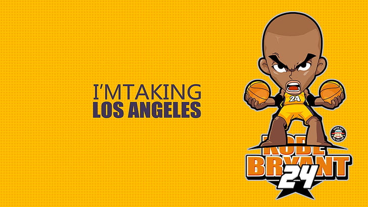 Sport, Basketball, Player, Sport Clothes, Cartoons, Los Angeles, HD wallpaper