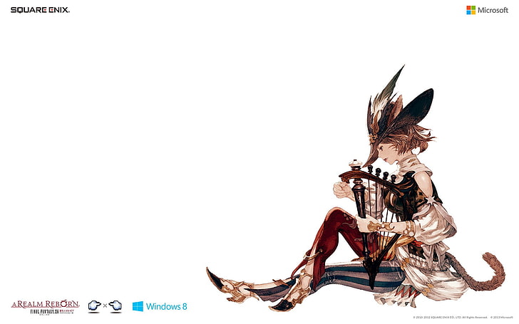 Final Fantasy, Final Fantasy XIV: A Realm Reborn, Bard, HD wallpaper