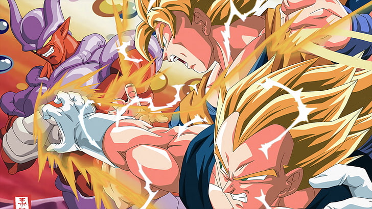 Dragonball Z illustration, Dragon Ball, Dragon Ball Z, Goku, Janemba (Dragon Ball), HD wallpaper