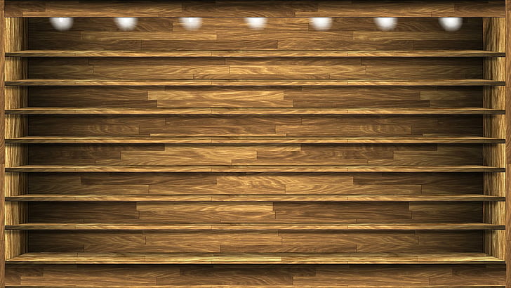 Wood Texture, lights, 3d and abstract, HD wallpaper