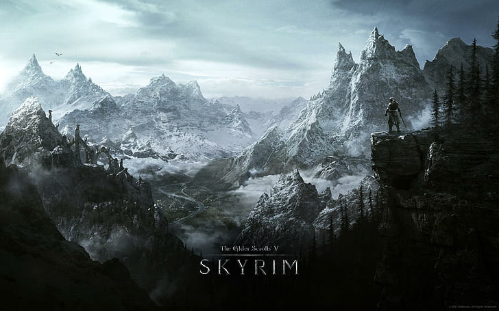 Skyrim Environment, the elder scrolls v, game, games