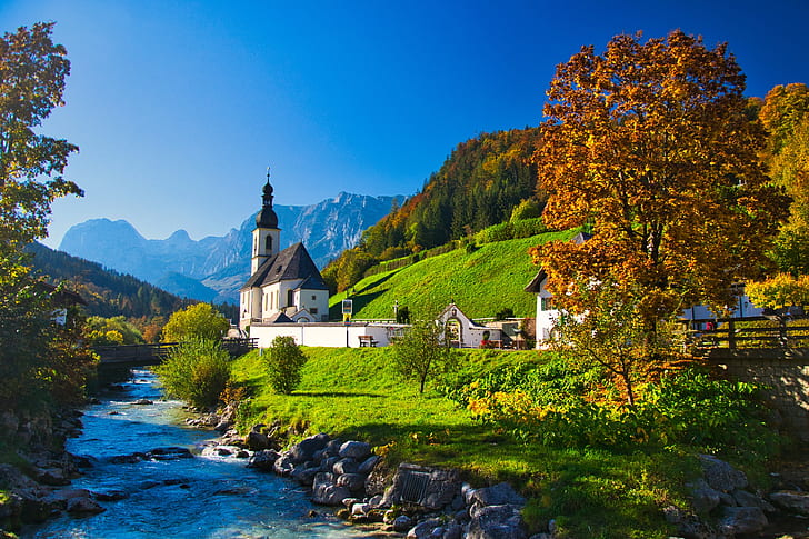 Man Made, Ramsau bei Berchtesgaden, Church, Landscape