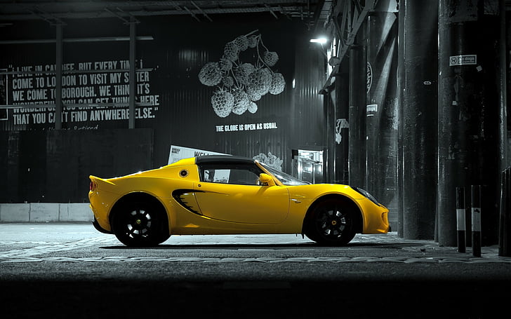 HD wallpaper: cars, elise, exotic, lotus, vehicles, yellow | Wallpaper Flare