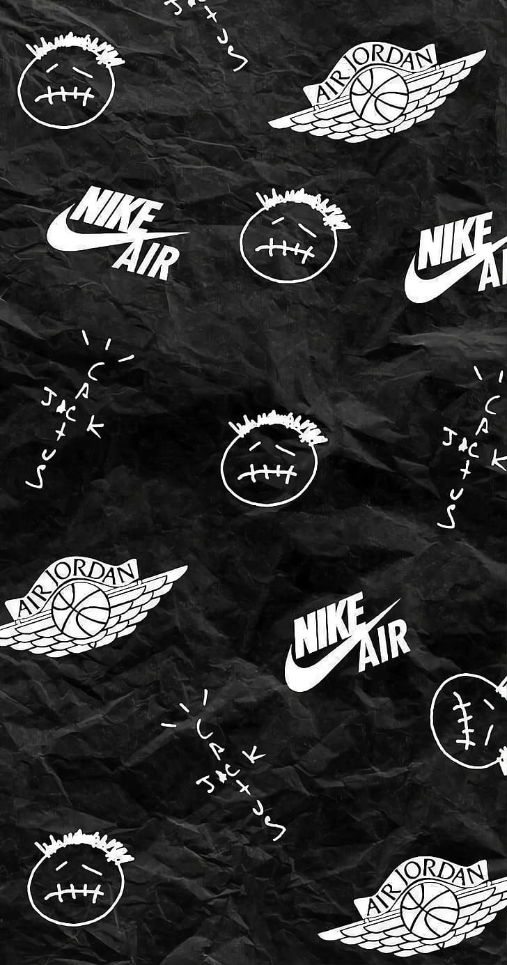 HD wallpaper: Nike, Cactus Jack, vertical | Wallpaper Flare