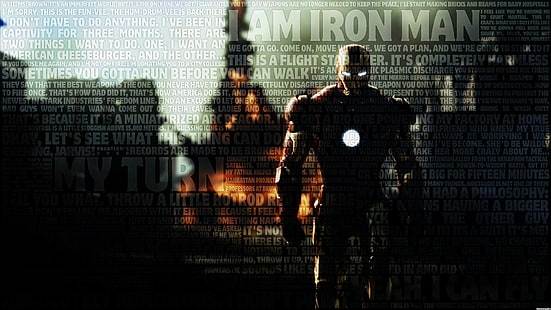 Iron Man wallpaper, Marvel Comics, superhero, Tony Stark, Robert Downey Jr. HD wallpaper