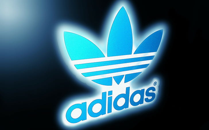 Adidas, Style, Originals, Background, Blue, Logo, studio shot