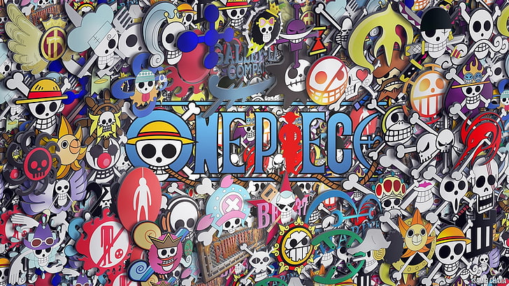 One Piece HD wallpaper `, original characters, multi colored