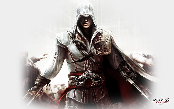 Assassin's Creed Ezio Auditore, assassins creed 2, desmond miles