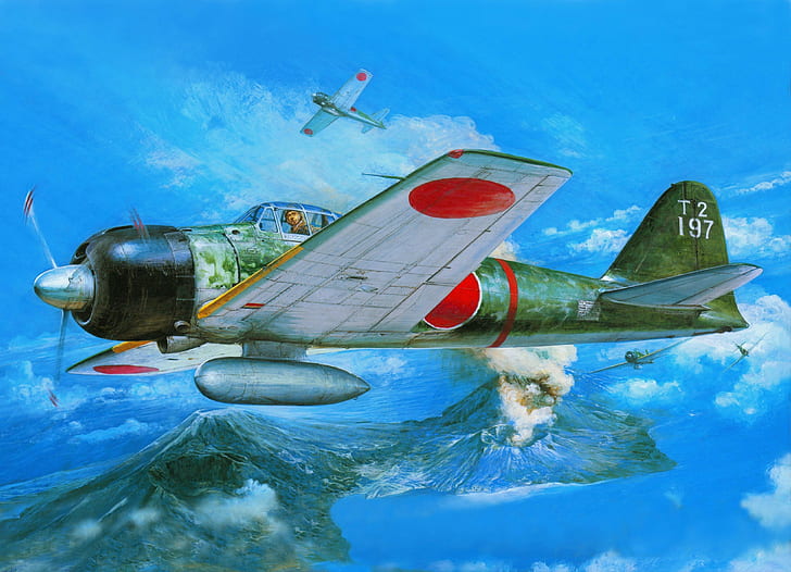 japan world war ii zero mitsubishi airplane military military aircraft aircraft japanese