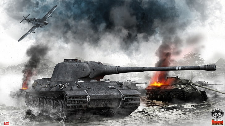 World of Tanks digital wallpaper, Leo, leva, WoT, Lion, German Tank HD wallpaper