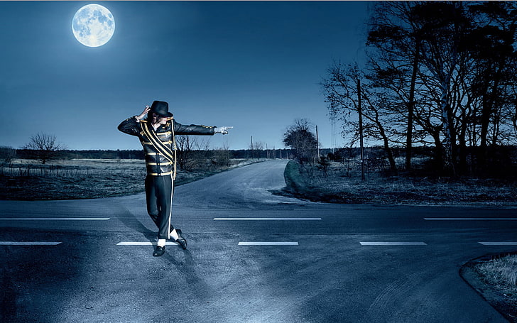HD wallpaper: Michael Jackson On Road, Michael Jackson wallpaper, Music,  night | Wallpaper Flare