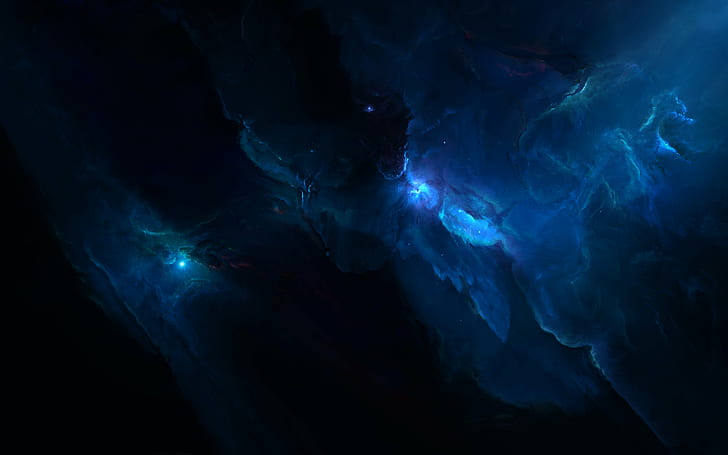 Starkiteckt, Atlantis, Nebula, HD wallpaper