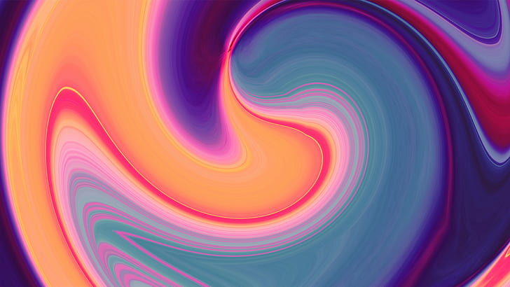 Xiaomi Mi Mix 3, abstract, colorful