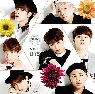 HD wallpaper: BTS, K-pop, Rap Monster, flowers, V bts, Jin bts, J - Hope |  Wallpaper Flare