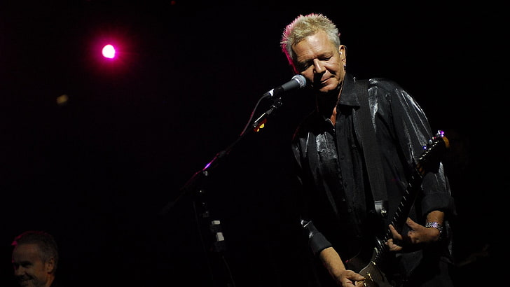 Iva davies, Microphone, Guitar, Show, Play, input device, arts culture and entertainment, HD wallpaper