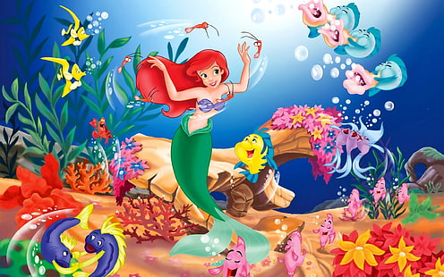 HD wallpaper: untitled, The Little Mermaid, Disney, movies, underwater, sea  | Wallpaper Flare