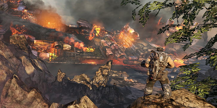 Gears of War 3, Xbox 360, video games