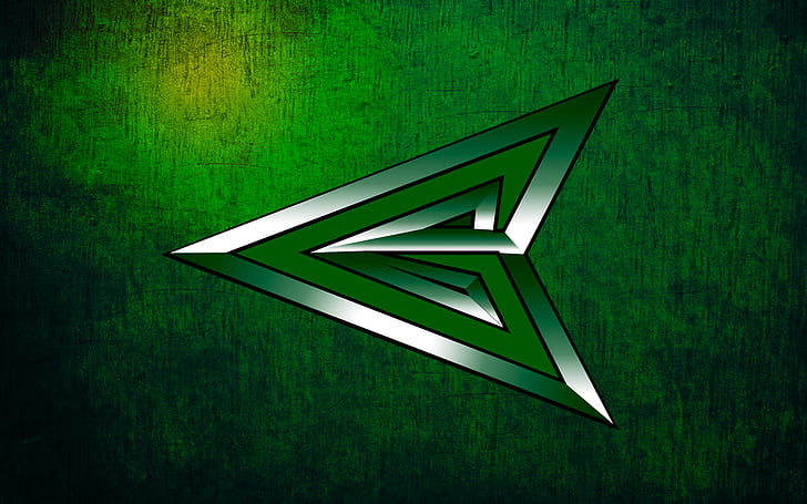 Green Arrow DC Green Logo HD, cartoon/comic, HD wallpaper