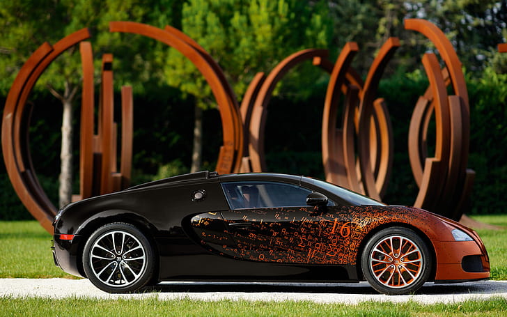 Bugatti Veyron Math Equations HD, cars, HD wallpaper