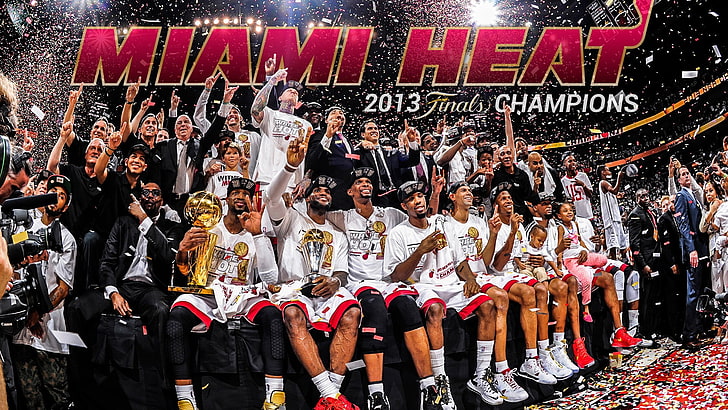 NBA Miami Heat 2013 Finals Champions, basketball, sports, crowd