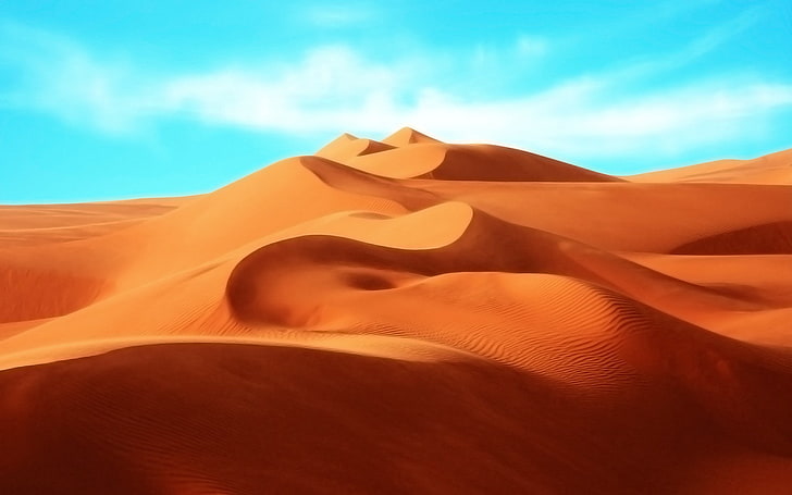 desert, landscape, dune, human body part, sand dune, human hand, HD wallpaper