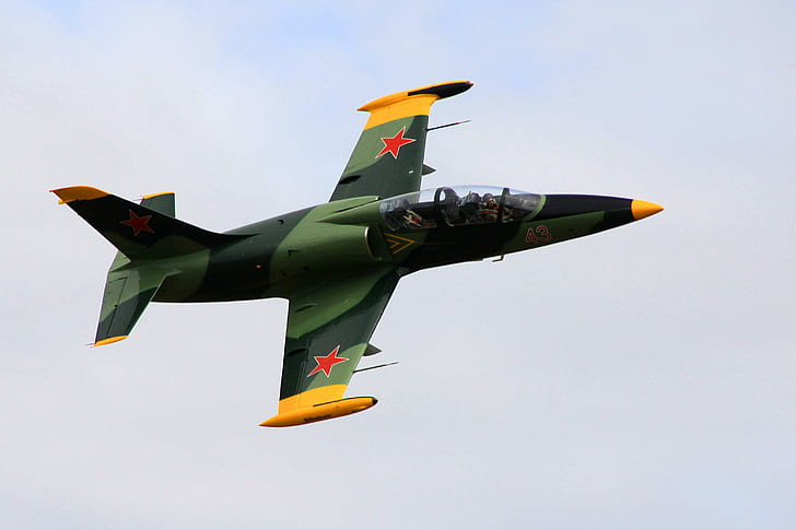 aero l-39, albatros, combat, training, aircraft, aviation, HD wallpaper