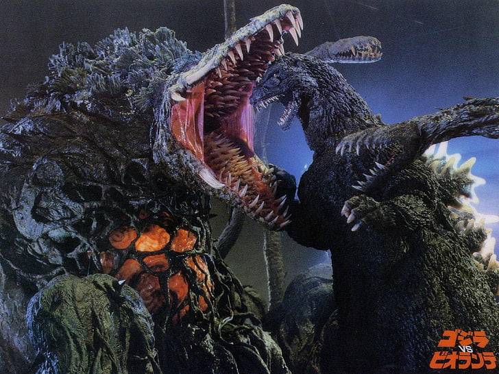 HD wallpaper: Godzilla movie poster, Godzilla vs. Biollante, no people,  animal themes | Wallpaper Flare