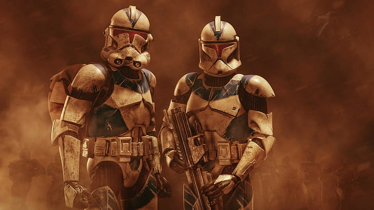 clone trooper star wars fan art galactic republic, HD wallpaper