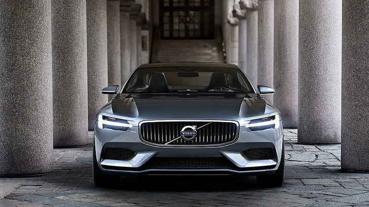2015 Volvo Concept Coupe, silver volvo car, cars, HD wallpaper