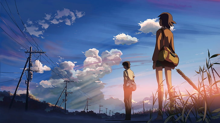 Kimi no na wa illustration, 5 Centimeters Per Second, anime, nature, HD wallpaper