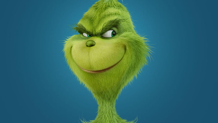 How the grinch stole christmas 2017 4K HD, animal themes, blue