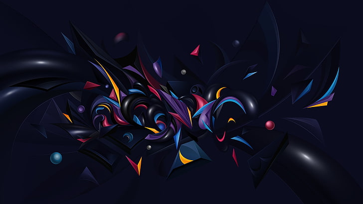 abstract, Vlad Axinte, multi colored, creativity, close-up, HD wallpaper