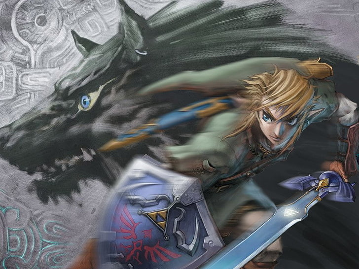 The Legend of Zelda Link digital wallpaper, The Legend Of Zelda: Twilight Princess