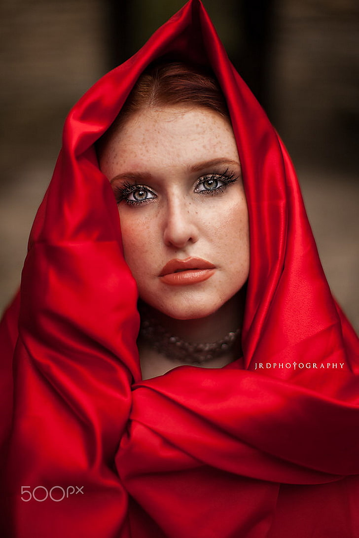 JRD Photography, 500px, red, redhead, fantasy girl, portrait, HD wallpaper