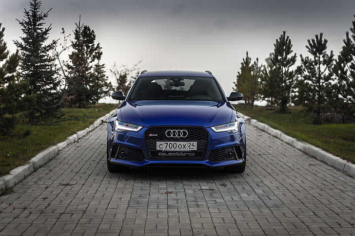 Hd Wallpaper Audi Russia Blue Front Before Rs6 Vag Wallpaper Flare