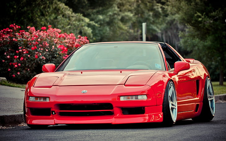 Acura NSX Honda HD, red sports coupe, cars
