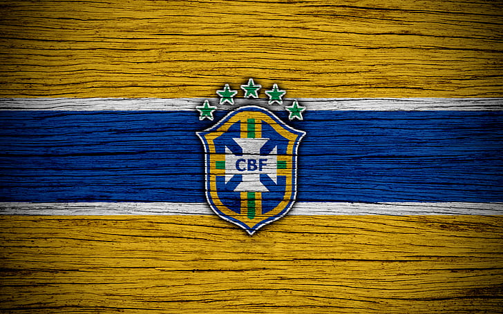 Brazilian Football Federation Emblem on Football Jersey · Free Stock Photo