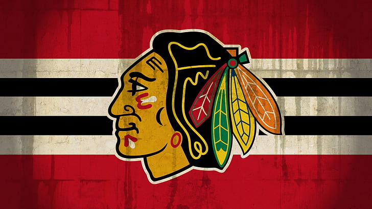 Blackhawks, Chicago Blackhawks, Logo, HD wallpaper