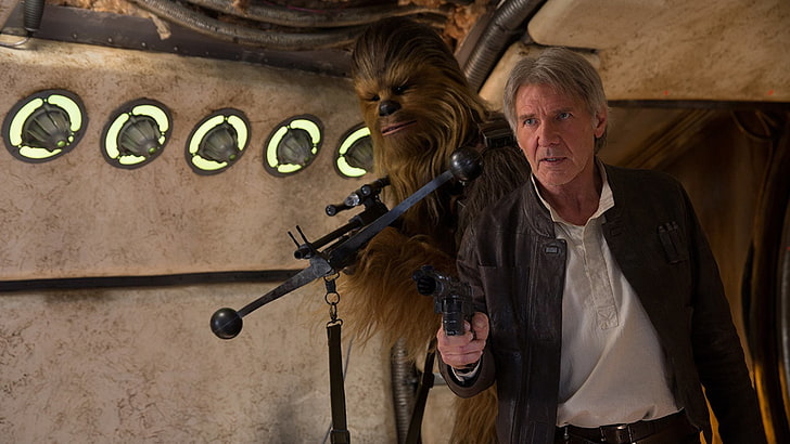 Star Wars, Star Wars Episode VII: The Force Awakens, Chewbacca, HD wallpaper