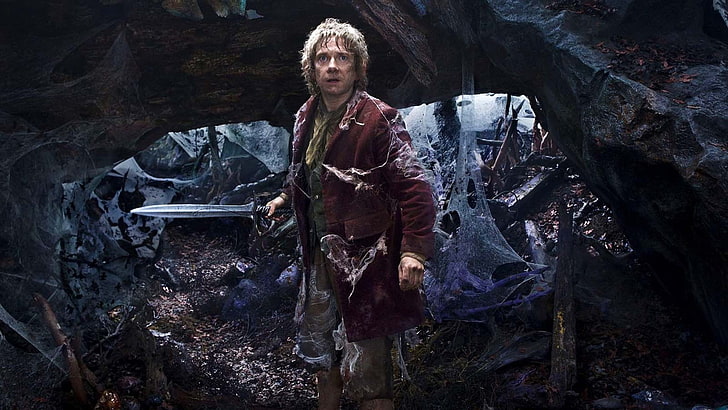 The Hobbit: An Unexpected Journey, Bilbo Baggins, Martin man, HD wallpaper