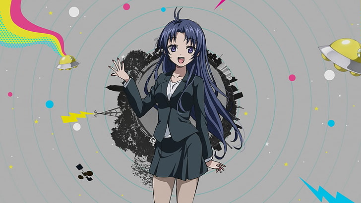 Denpa Onna To Seishun Otoko, anime girls, Touwa Meme , multi colored, HD wallpaper