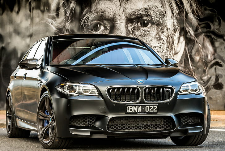 BMW, M5, Sedan, black bmw 022, 2015, F10