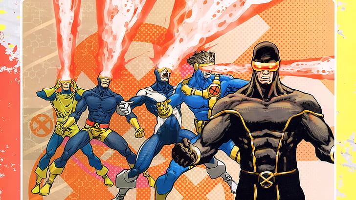 X-Men Cyclops HD, cartoon/comic